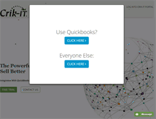 Tablet Screenshot of crik-it-portal-for-quickbooks.com